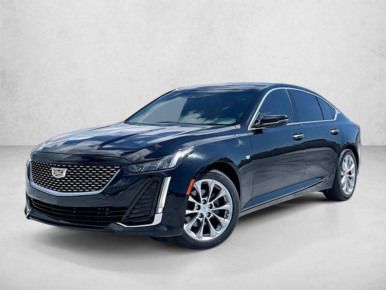 2021 Cadillac CT5 Base in Black Raven — front three-quarter view