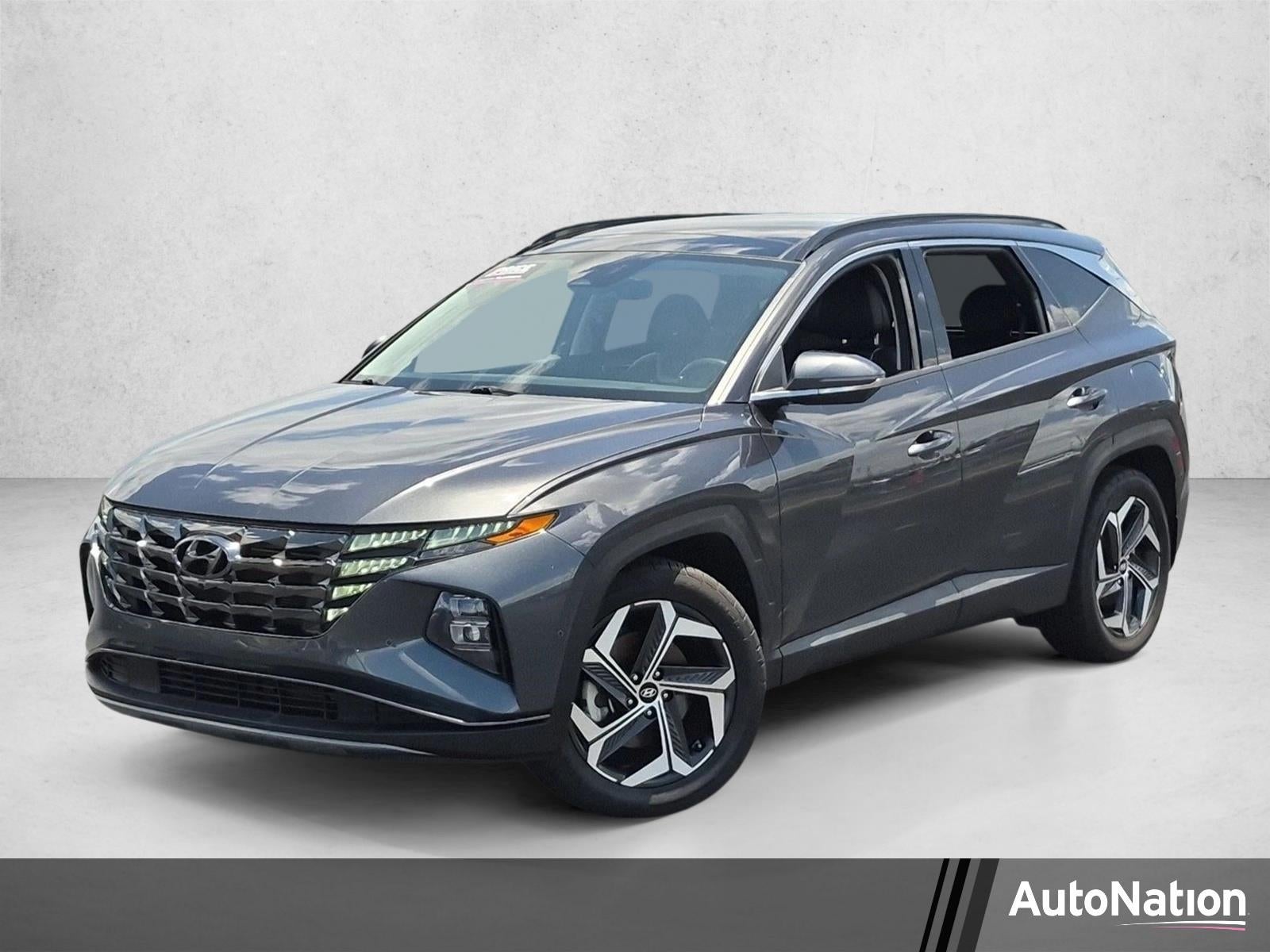 2023 Hyundai Tucson Limited in Gray — front three-quarter view